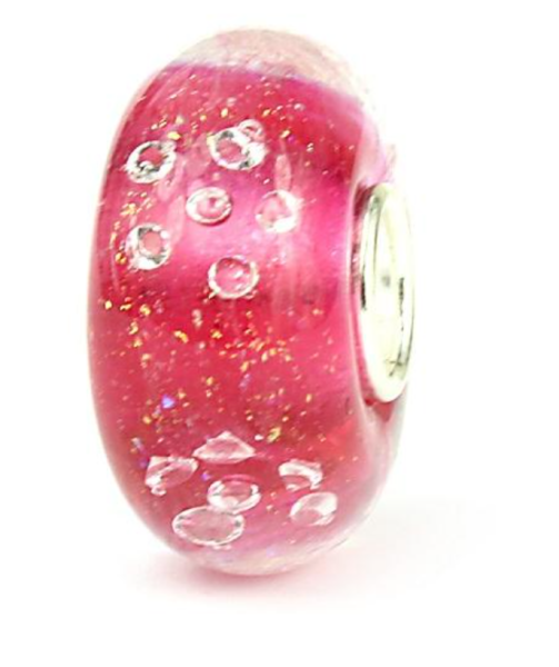 Magenta Flower Monroe - Elfbeads Glass